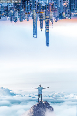 企業(yè)文化海報(bào)背景圖片下載